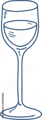 Wine Glass Aperitivo Sketch