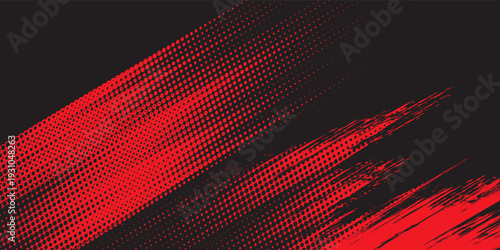 black red dragon decal brush fire volcano lava sakura Asia Japan anime style illustration sporty background banner style illustration. modern