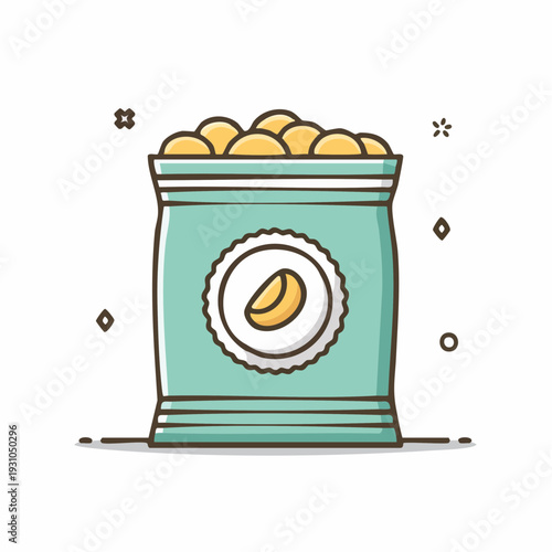 Bag of Crispy Potato Chips