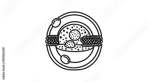 Diagram of a Chloroplast, the organelle responsible for photosynthesis in plant cells