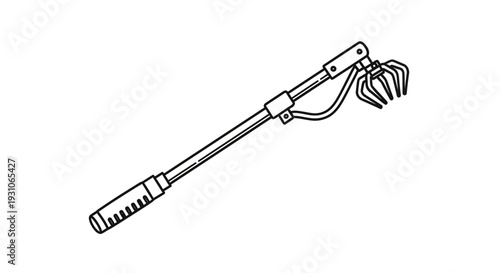 Retractable Grabber Tool with Claw for Reaching and Picking Up Objects