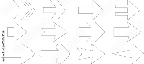 Arrow icon set. Halftone Arrow. Cursor. Black vector arrows icons. Collection different arrows sign. Modern simple arrows. Black arrow pointing to the right 