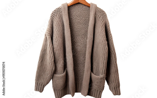 Cozy Woolen Wrap Isolated On Transparent Background PNG.