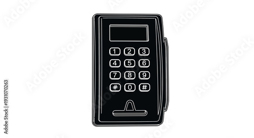 Digital Access Keypad Entry System for Secure Building Control and Restricted Area Entry