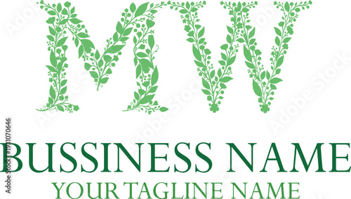 MW M mw initial logo | initial based abstract modern minimal creative logo, vector template image. luxury logotype logo, real estate homie logo. typography logo. initials logo