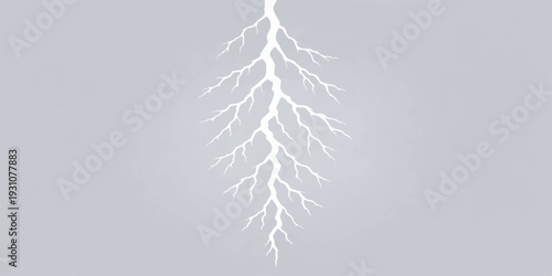 Snow covered Christmas tree standing in a cold winter landscape