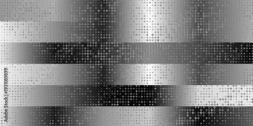 Black and white striped halftone gradient. Fading line gradation background. Repeating strip pattern backdrop. Parallel lines wallpaper for overlay, print, cover. Vector Doppler effect concept