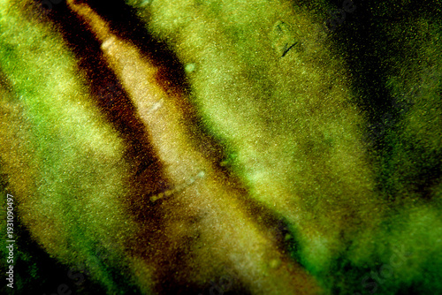 dark art background in yellow and green colors