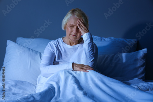 Senior woman suffering from...