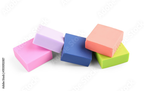Different colorful rubber e...