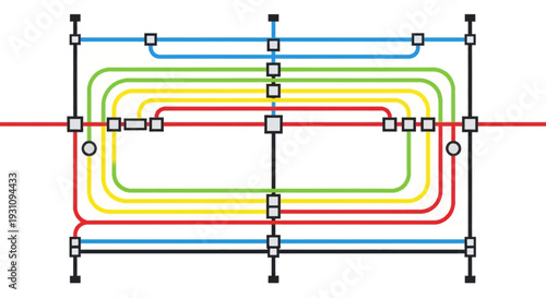 Piping Industrial Diagram.