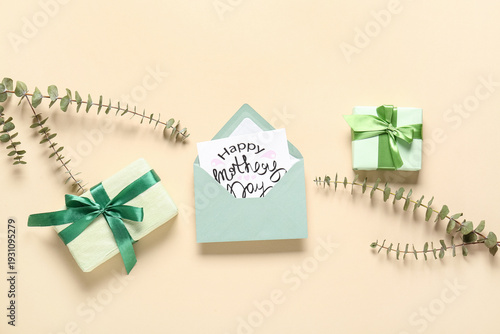 Card with text HAPPY MOTHER...