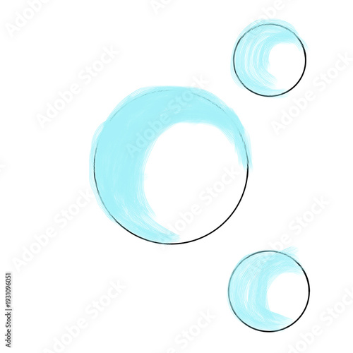 blue bubble background