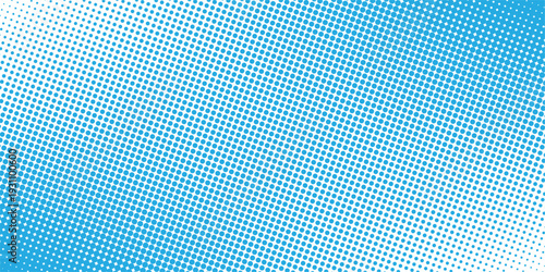 Transparent Vector Gradient Blue Color Halftone Background Staggered Dots Pattern modern dotted