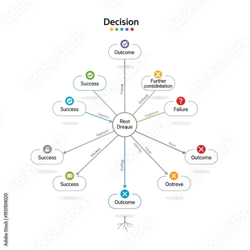 Decision Making Process Flowchart Diagram.