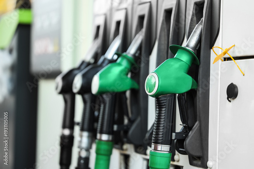 Closeup view of refueling n...