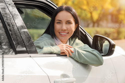 Beautiful young happy woman...