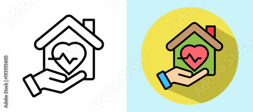 Life Simplicity lineisometric icon