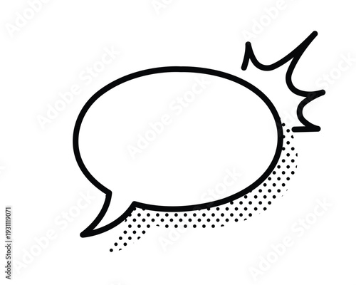 Vector Message Bubble Icon Design