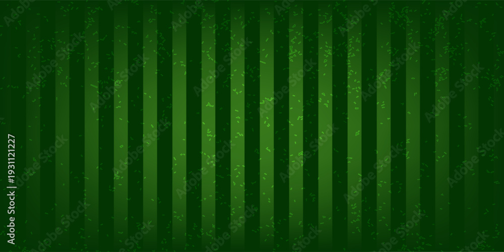 Obraz premium Green grass seamless texture on striped sport field. Astro turf pattern. Carpet or lawn top view. Vector background. Baseball, soccer, football or golf game.Eps10