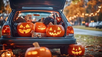 Halloween trunk party.