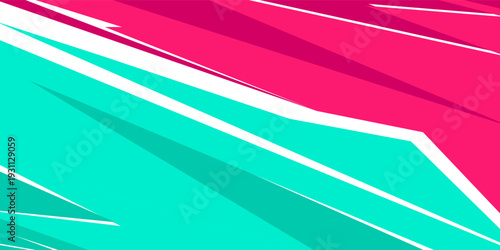 Versus fight background in comic style. two color background design