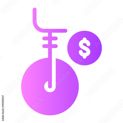 money gradient icon