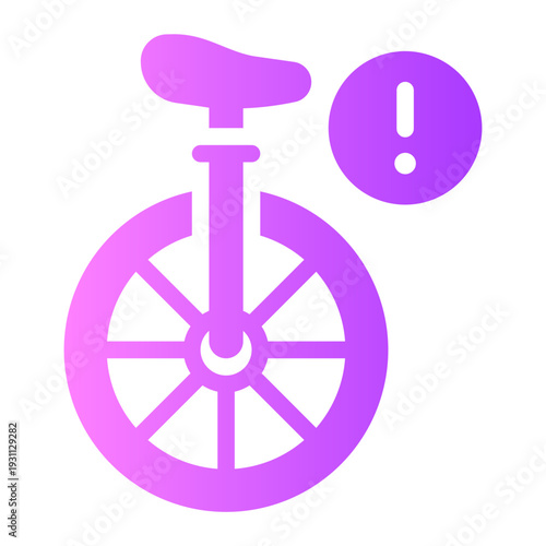 warning gradient icon