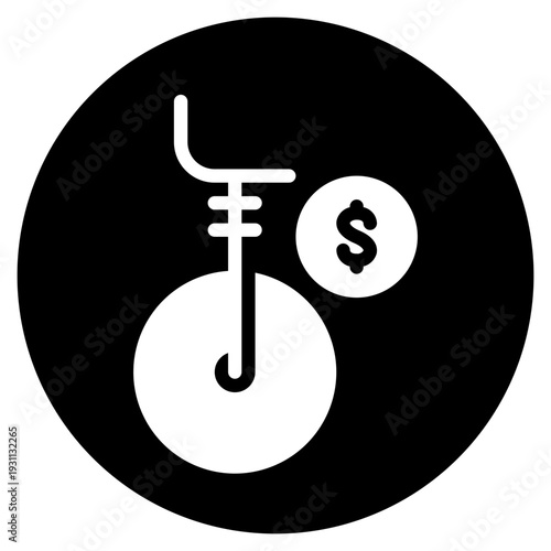 money glyph icon