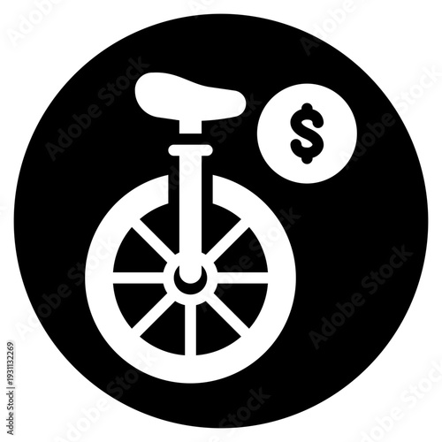 money glyph icon