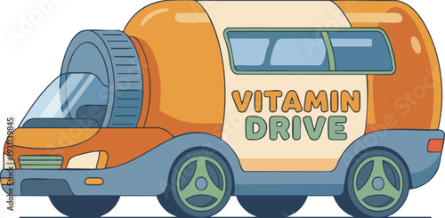 Vitamin Drive Mobile Health Clinic Vehicle.