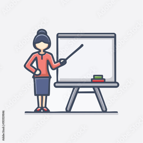 プレゼンテーションを行う講師アイコン