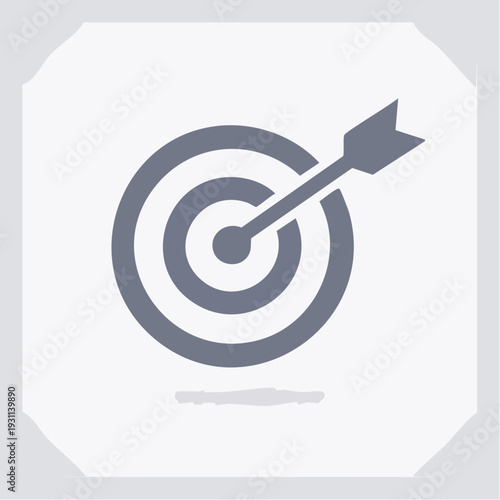 目標達成を示すターゲットアイコン