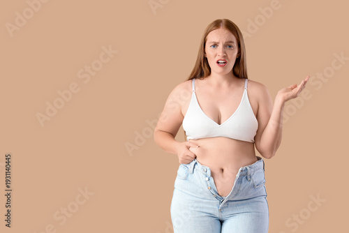 Young troubled overweight w...