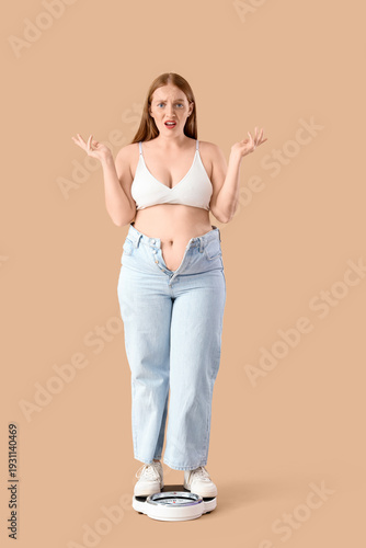 Young troubled overweight w...
