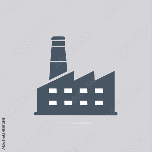 製造業を表す工場アイコン