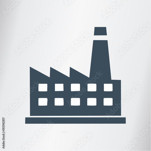 製造業を表す工場アイコン