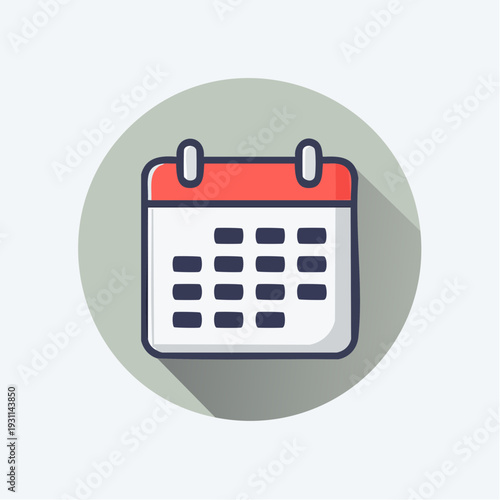 スケジュール管理用カレンダーアイコン