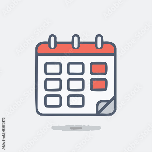 スケジュール管理用カレンダーアイコン