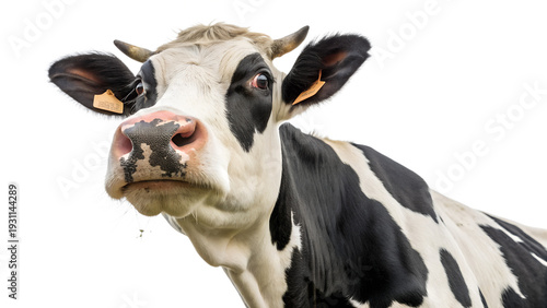 Cow, animal, dairy, livestock, farm, mammal, isolated on transparent background
