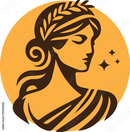 Classic Goddess Aura in Gold Glitter