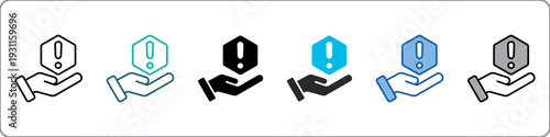 Caution Single Icon Pack Multistyle
