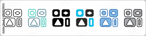 Proportionality Single Icon Pack Multistyle