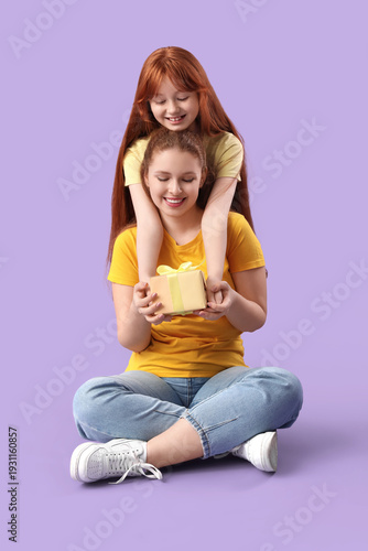 Beautiful young woman with ...