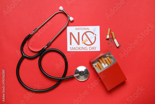 Stethoscope, cigarette butt...