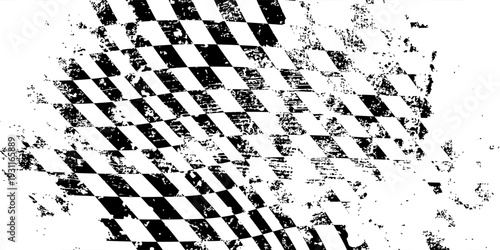 Racing flag vintage background monochrome.Eps10