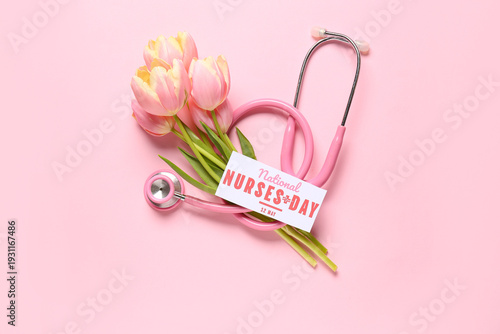 Greeting card with stethosc...