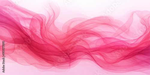 Abstract pink smoke background featuring soft purple waves and flowing light lines in a wavy silk pattern design for an artistic wallpaper texture