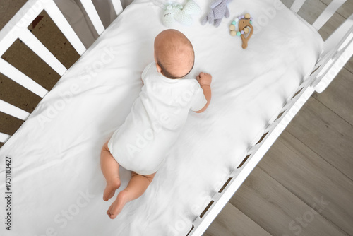 Cute little baby with toys ...