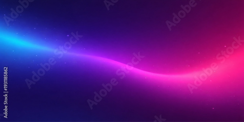 An abstract blue background featuring bright light rays and glowing waves creates a dynamic motion effect with a purple shine and artistic energy pattern
